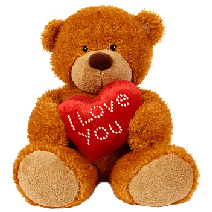 I Love U Teddy Bear Image