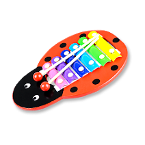 Fisher-Price Pull-a-Tune Xylophone Toy Image